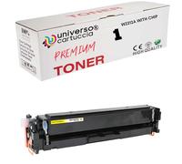 UniversoCartucho de tóner de repuesto compatible con HP 207A sin chip para HP Color Laserjet Pro MFP M283fdw M283fdn M282nw M255dw M255nw (W2212A 207A Yellow)