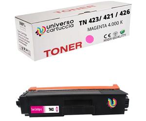 UniversoToner Compatible En sustitución de Brother TN-423 TN421 MFC-L8690CDW MFC-L8900CDW HL-L8260CDW HL-L8360CDW DCP-L8410CDW (MAGENTA)