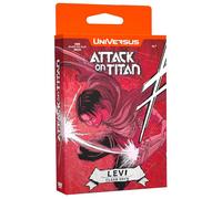 UniVersus Attack on Titan: Battle for Humanity - Clash Deck Levi - Baraja de Personajes Lista para Jugar, Juego de Cartas coleccionables de construcción de mazos, Licencia Aot