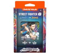 UniVersus: Street Fighter 6: Challenger Series - Chun-Li & Jamie - Juego de Cartas de construcción de Barajas, baraja de Personajes Lista para Jugar, 6 Cartas de Refuerzo de Arte Foil-Alt