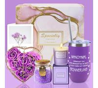 UNIVERTEN Regalos para mujeres, 7 piezas, regalo de cumpleaños de bienestar para mujeres, rituales, set de regalo para mejor amiga, hermana, mamá, niña para cumpleaños, día de San Valentín