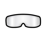 UNIVET | 601 Clear Plus Lens, lentes de repuesto para gafas de protección, lentes resistentes a los arañazos (EN166, EN170), Clear