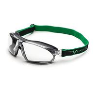 UNIVET 625.03.00.00 Gafas de seguridad de visión completa 625, tintado del cristal: transparente