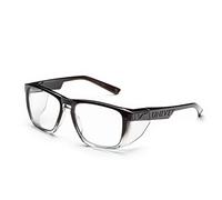 UNIVET | Gafas de Trabajo de Protección, Resistentes a Arañazos, Lentes Elegantes, 571 Diamond Clear KN (EN166, EN170), Diamante/Ascuro