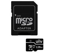 UNIVIEW UV-TF-128G-T-C Tarjeta microSD con adaptador Uniview - Capacidad 128 GB - Clase 10 | Velocidad R/W: 75/35 MB/s - Ciclos
