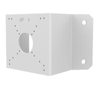 UNIVIEW UV-TR-UC08-C Soporte de esquina - Para cámaras Bullet y domo - Apto para uso en exterior - Color blanco - Pasador de cab