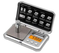 UNIWEIGH Balanza de gramos Punk Báscula digital de bolsillo,300g/0.01g Mini Alta precisión Básculas para joyería Peso en gramos y onzas,Pequeña escala for Cocina,Hierbas,Polvo,Medicina,Alimentos