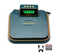 UNIWEIGH Básculas Postal Digital 39kg/86lb,Balanza para Envíos de Paquetes,Balanza Postal con Función de Retención/Tara,Básculas Postal para Oficina/Almacén/Carta,Incluye Baterías y Cable USB,Verde