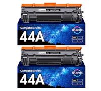 Uniwork 44A CF244A Reemplazo de Cartuchos de tóner Compatible para HP CF244A 44A para HP Laserjet Pro M15w M15a Laserjet Pro MFP M28w MFP M28a Impresora (2 Negro)