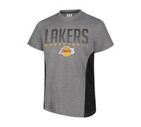 UNK NBA - Camiseta de Manga Corta para Hombre, con Logotipo del Equipo, Color Gris - VTM0291F-LL-Large, Large, Carbóm Jaspeado