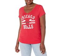Unk NBA Co-Ed NBA Camiseta de Manga Corta con Ajuste Relajado para Mujer, Color Rojo, Grande