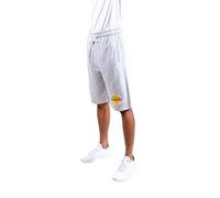 UNK NBA - Pantalones Cortos de Baloncesto para Hombre, diseño de Rayas, Hombre, GSM6904A-LL-HGY-S, Heather Gray, Small