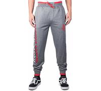 UNK NBA Pantalones Deportivos GFM2900F NBA Bounce Active de Forro Polar de poliéster con Logotipo del Equipo, Color Gris Oscuro, pequeño