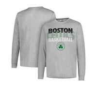 UNK Ultra Game Hombres Supremo de la NBA L/S tee, Hombre, GLM1861F-BC-XLarge, Heather Gray, X-Large