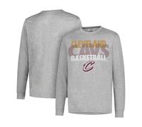 UNK Ultra Game Hombres Supremo de la NBA L/S tee, Hombre, GLM1861F-CC-Medium, Heather Gray, Medium