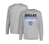 UNK Ultra Game Hombres Supremo de la NBA L/S tee, Hombre, GLM1861F-DM-2XLarge, Heather Gray, XX-Large