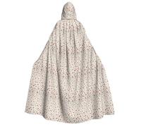 Unkhtt Bonita capa con capucha con estampado de cerezas rojas para hombres, mujeres, adolescentes y niños, para carnaval, fiestas de disfraces de Halloween, cosplay