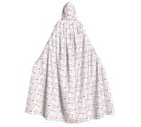 Unkhtt Capa con capucha para adultos, diseño de llama, alpaca, para cosplay, fiesta de máscaras, carnaval, disfraz