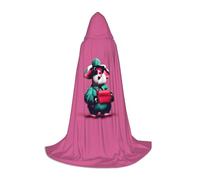 Unkhtt Capa con capucha unisex con estampado de cerdito para cosplay, festival, carnaval, mago