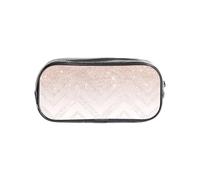 Unkhtt Estuche transparente con estampado de bonito patrón brillante para niños, estudiantes, niños, niñas, organizador de papelería transparente