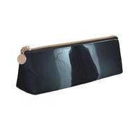 Unkhtt Estuche triangular de gran capacidad con estampado de fantasmas de Halloween para bolígrafos, estudiantes y colegios, White, Talla única