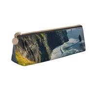 Unkhtt Ireland Outdoors - Estuche triangular de gran capacidad con estampado de Clare The Cliffs County County, White, Talla única