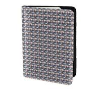 Unkhtt Merry Christmas - Funda tipo cartera para pasaporte, documentos de viaje, diseño de muñeco de nieve 1 impreso, 5.5 pulgadas, para hombres y mujeres, compacta y segura, Black, Talla única