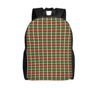 Unkhtt Mochila unisex de gran capacidad con estampado de la bandera de la República de Chechenia para el trabajo, viajes, camping, aventuras al aire libre