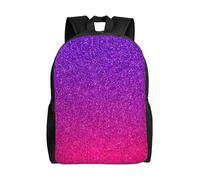 Unkhtt Mochila unisex de gran capacidad con estampado de lentejuelas degradadas, elegante, para el trabajo, viajes, camping, aventuras al aire libre