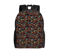 Unkhtt Mochila unisex de gran capacidad con estampado de perro salchicha I Love My Dog para el trabajo, viajes, camping, aventuras al aire libre