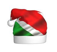 Unkhtt Sombrero de Papá Noel para adultos con la bandera de Costa Rica 1 para vacaciones, Año Nuevo, celebraciones, disfraz de Navidad, accesorio de fiesta