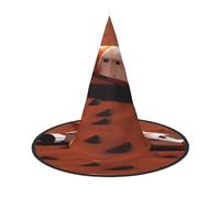 Unkhtt Sombrero festivo con estampado de planeta de Marte para adultos, disfraz de fiesta de carnaval, cosplay, gorra cómoda para sombreros
