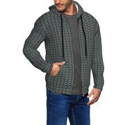 Unkhtt Sudadera con capucha para hombre, diseño de huellas de perro, gato, arcoíris, informal, para el hogar, al aire libre, gimnasio, viajes, para otoño, invierno y primavera, Negro, XXL