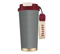 Unkhtt Taza de café de acero inoxidable con impresión histórica del puente de la torre vieja de Londres para oficina, escuela, campamento al aire libre