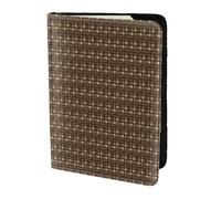 Unkhtt Wild Zoo Print - Funda tipo cartera para pasaporte de 5.5 pulgadas, para hombres y mujeres, compacta y segura, Black, Talla única