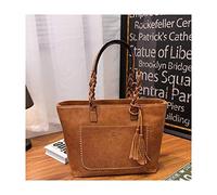 Unknown - Bolso de tela para mujer marrón claro