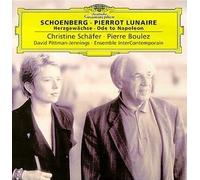 unknown - Schoenberg - Pierrot lunaire ~ Herzgew?chse ~ Ode to Napoleon / Sch?fer, Pittman-Jennings, Ensemble InterContempolain, Boulez (1998) Audio CD