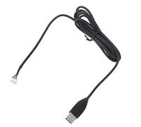 unknowns de ratones USB 2M Cable de ratón USB Reemplazo de alambre negro Repuestos para Logitech- MX518 MX510 MX500 MX310 GAMING MOUSE MOUSE MIC LINE CABLE