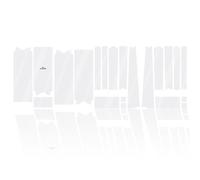 unleazhed Gravelbike Protector de cuadro transparente brillante | protector de marco para bicicletas Gravel Bikes fabricado en Alemania | Juego completo de protección del marco