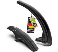 unleazhed Guardabarros para bicicleta de montaña M02 y MR02 | MTB Mudguard | Guardabarros delantero y trasero MTB | Fabricado en Alemania