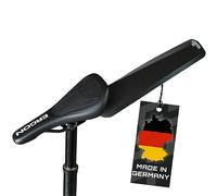 unleazhed Guardabarros trasero para bicicleta, guardabarros trasero para bicicleta de montaña, sillín Mudguard Gravel Mudguard trasero MR01, fabricado en Alemania