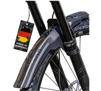 Unleazhed M02 | Guardabarros para bicicleta de montaña | Fabricado en Alemania | Protección de rueda delantera rígida | Accesorio para bicicletas de montaña
