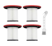 UNLIMITED 6 Filtro HEPA Accesorios para Bosch Unlimited Serie 6 Aspiradora de batería BKS611MTB BCS611AM Piezas de repuesto - Sustituye a 12033215 (4 unidades)