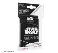 Gamegenic | Star Wars: Unlimited Art Sleeves Card Back White | Pack de 60 Fundas Ilustradas con Diseño Oficial y 1 Funda Transparente | Optimizado para Star Was Unlimited y Otros LCGs y TCGs