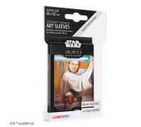 Gamegenic | Star Wars: Unlimited Art Sleeves OBI-WAN Kenobi | Pack de 60 Fundas Ilustradas con Diseño Oficial y 1 Funda Transparente | Optimizado para Star Was Unlimited y Otros LCGs y TCGs