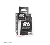 Gamegenic, Star Wars: Unlimited Premium Art Sleeve - Unlimited Pattern, 60 Art Sleeves + 2 fundas transparentes, código de color de la manga: gris