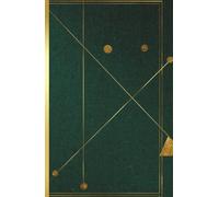 Unlined A5 Notebook Hardback - Plain Paper | Luxury Emerald Green Cover: Premium Sketchbook for Writing, Drawing, Brainstorming & Bullet Journaling - 180 Ivory Blank Pages