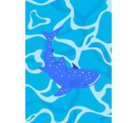 Unlined notebook, 7x10 inches, 200 pages, with cute corals and sea creatures on the corners, designed for free writing, recording, decorating, drawing ... your work, your ideas, truly unique.