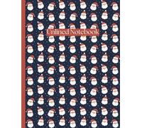 Unlined Notebook Numbered Pages: Santa Claus Pattern: Festive Christmas Journal for Drawing, Sketching & Creative Notes