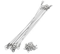 Unlorspy Kit de retención para puerta de armario, 10 unidades, 22 cm, acero inoxidable 304, limitador de bisagra, cable de sujeción flexible con tornillos para puerta de límite de oscilación